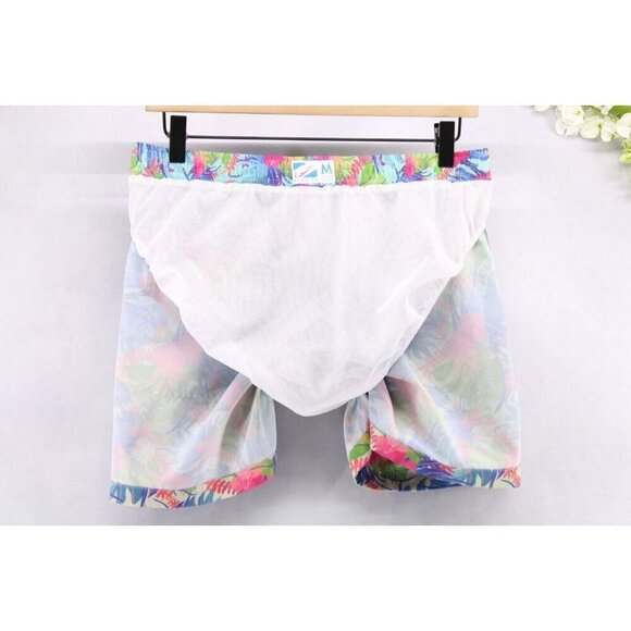 Bermies Men's Swim Trunks Shorts Netted Water Surf Beach Floral Size M - Picture 5 of 7